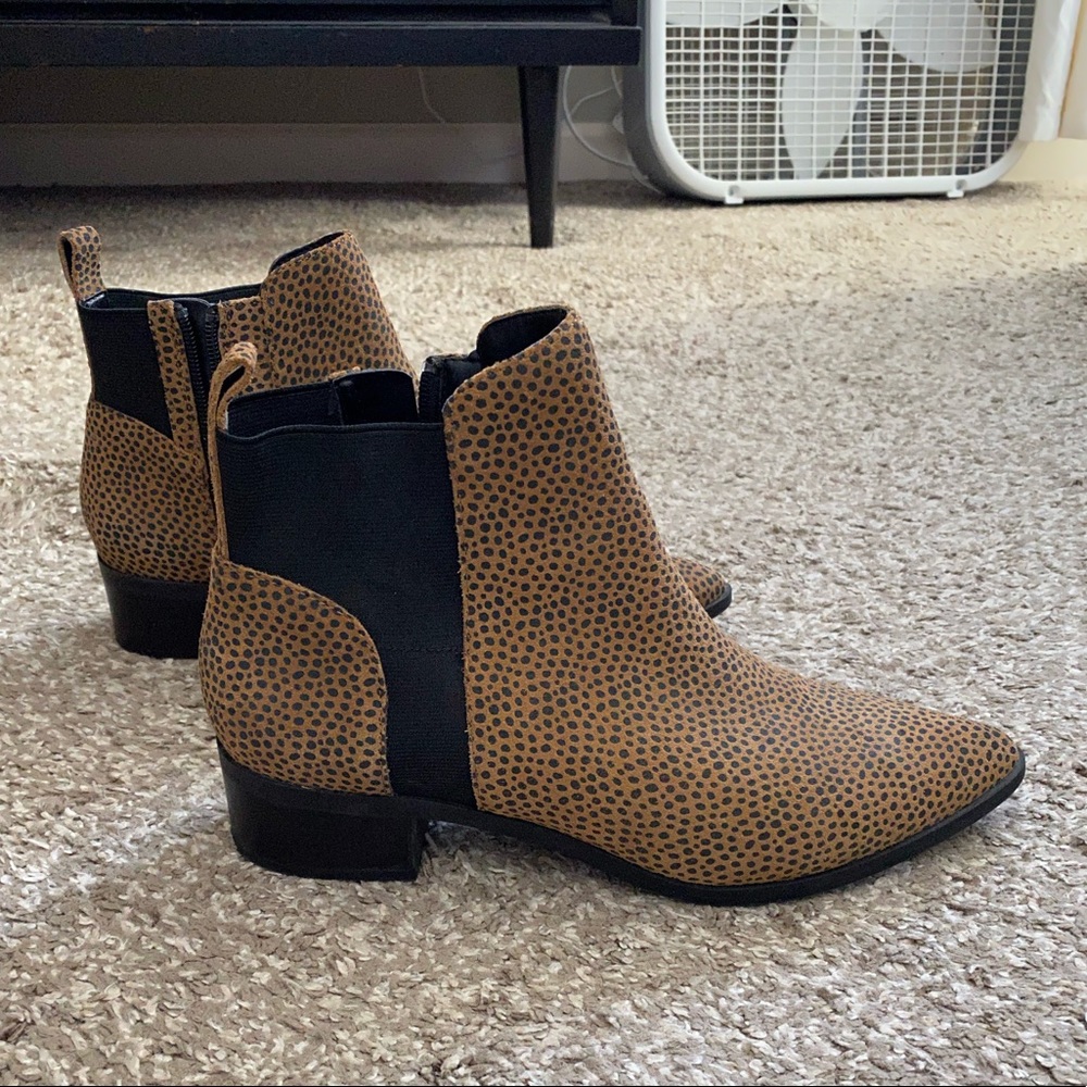 Cheetah booties